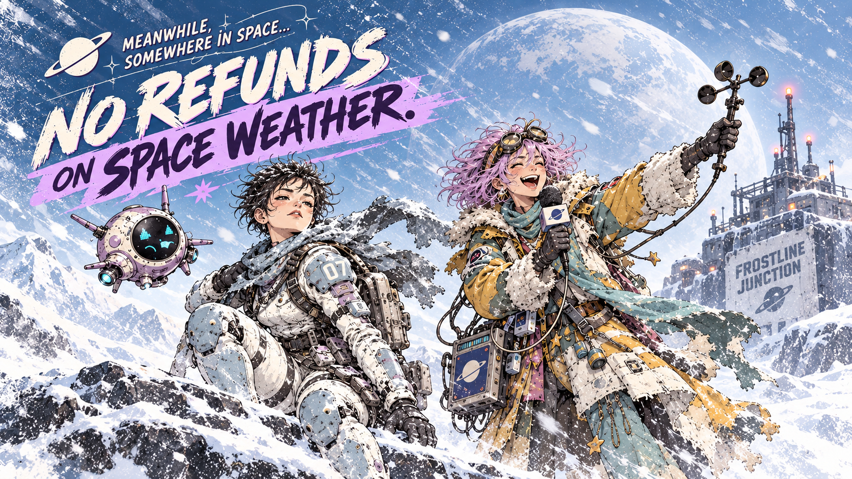 No Refunds on Space Weather | Frostline Junction Sci-Fi Story